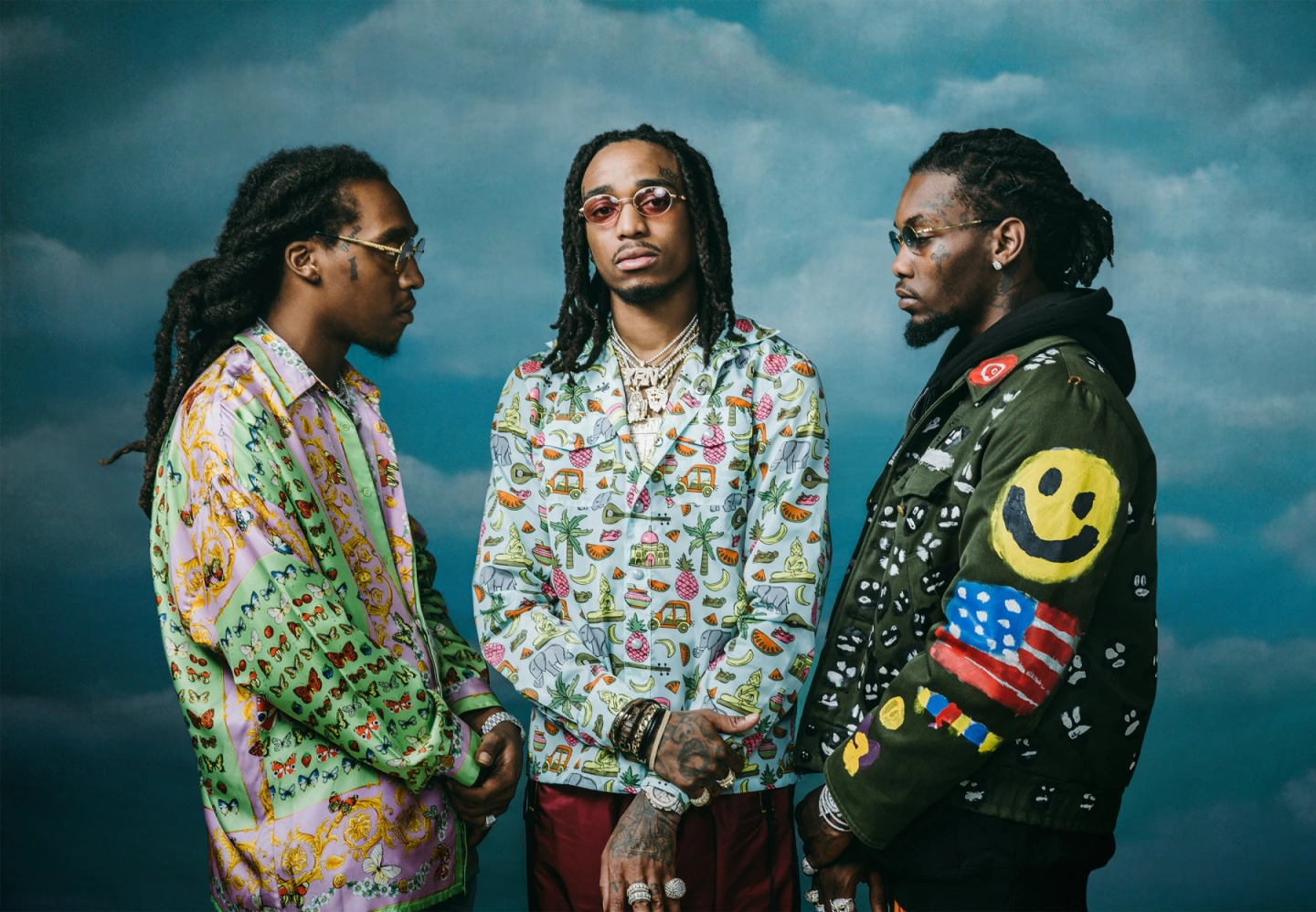 Image of Offset, Quavo and Takeoff members of Migos