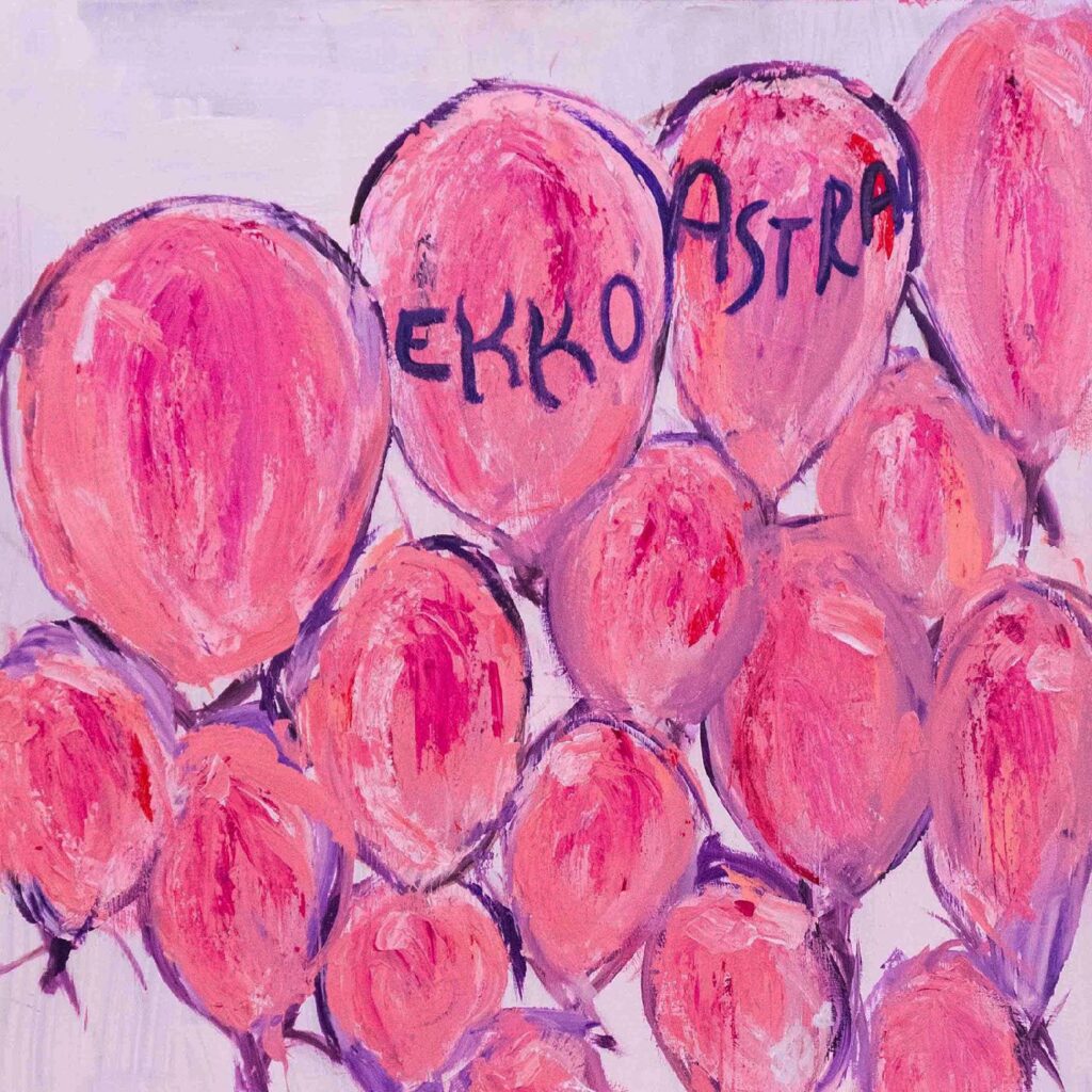 Ekko Astral pink balloons