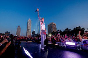 mgk performs onstage at the Druski Official MGK Day After-Party with Special Guest DJ Paul Of Three 6 Mafia at 