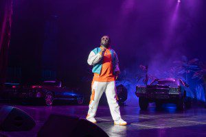 NEW YORK, NEW YORK - SEPTEMBER 04: T-Pain performs at Radio City Music Hall on September 04, 2025 in New York City. (Photo by Astrida Valigorsky/Getty Images)