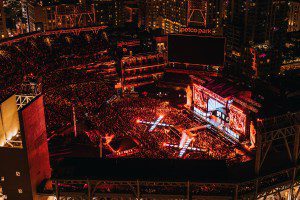 Chris Brown performs in San Diego, CA, on September 18, 2025.