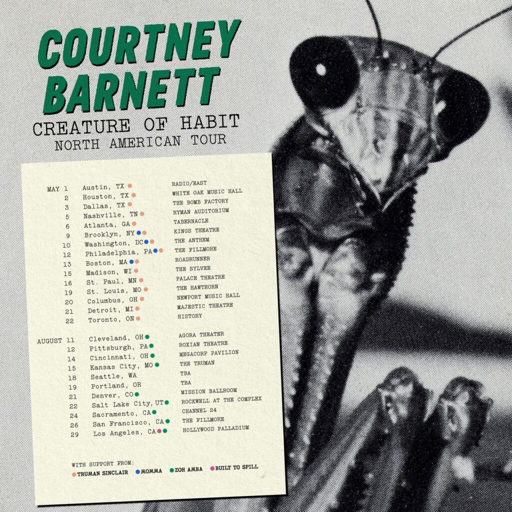 Courtney Barnett: Creature of Habit North American Tour
