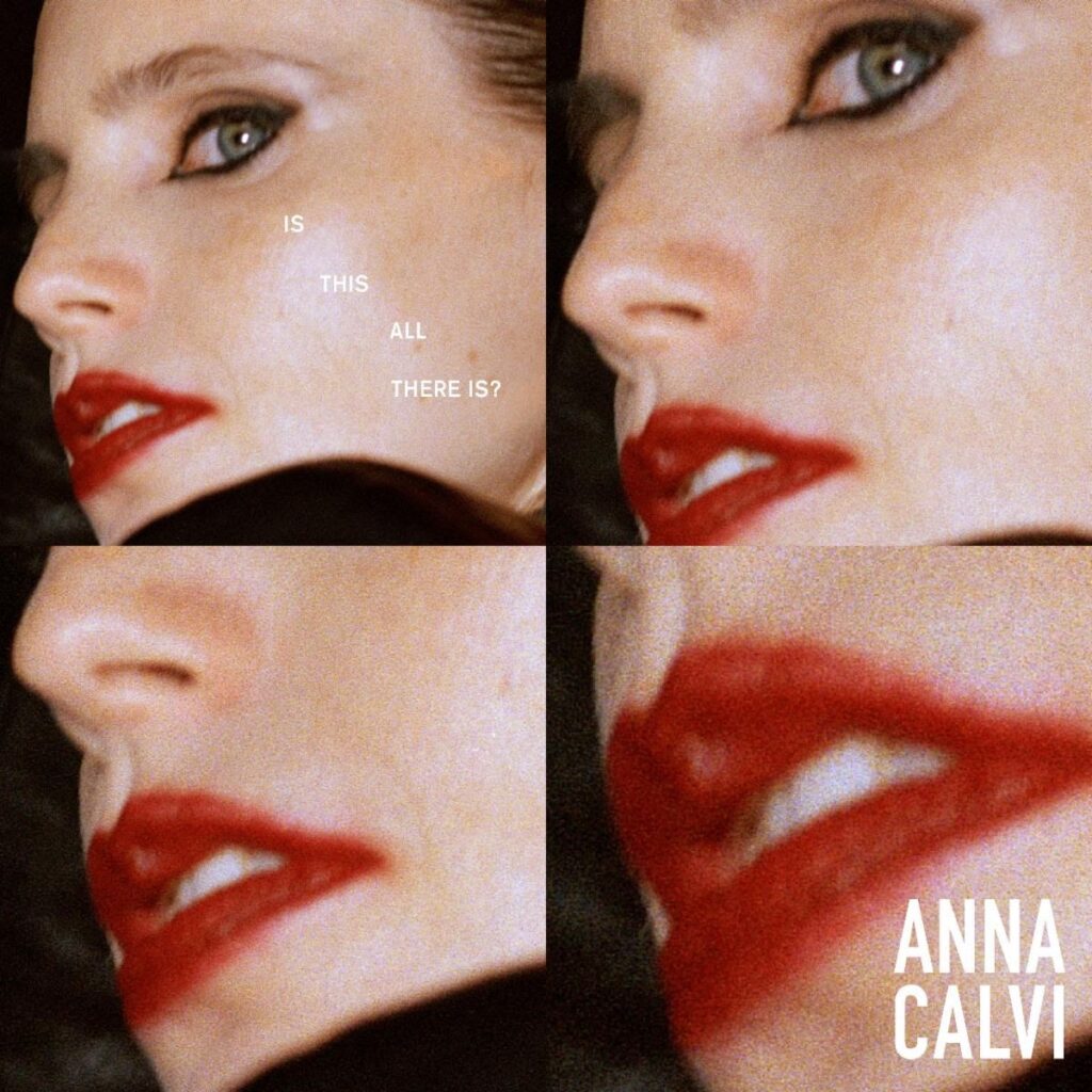 Image may contain Anna Calvi Cosmetics Lipstick Head Person Face Adult Body Part and Mouth